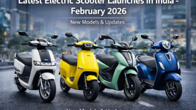 Latest electric scooter launches and updates in India February 2026