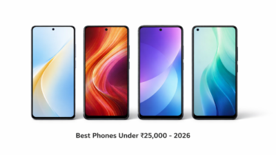 best smartphones under 25000 India 2026 comparison