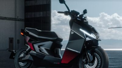 Ultraviolette Tesseract electric scooter 2026 showing variants, specs, and design