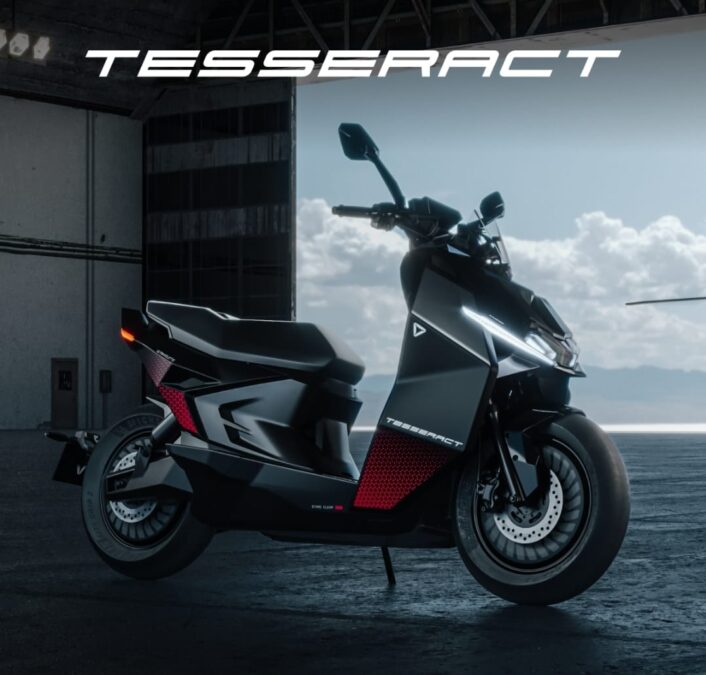 Ultraviolette Tesseract electric scooter 2026 showing variants, specs, and design